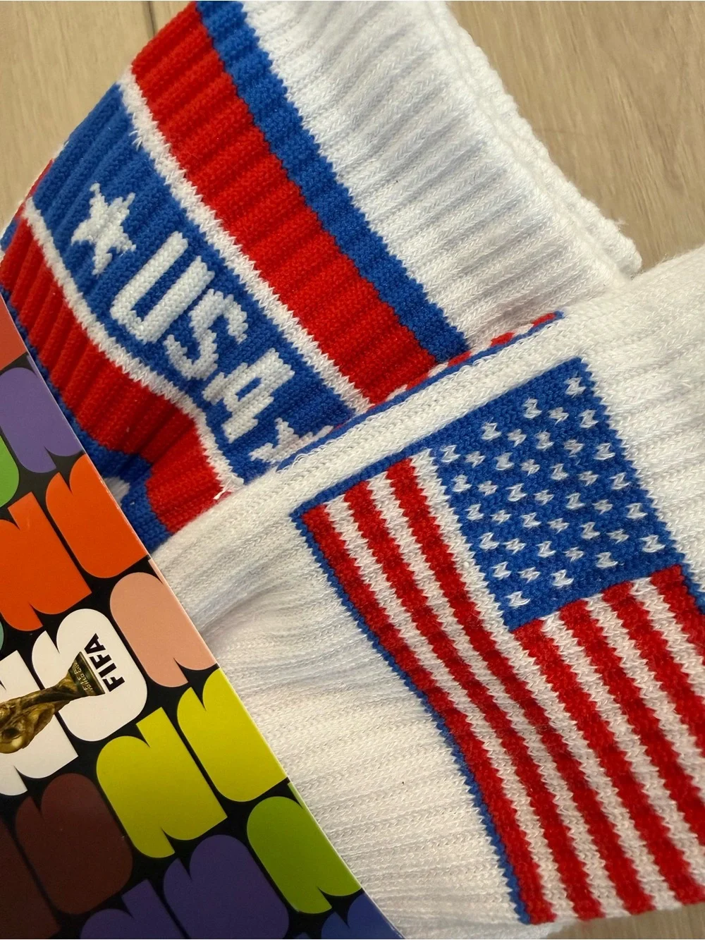 FIFA World Cup 26 Crew Socks Women’s 5-10 Multicolor USA 6-Pack